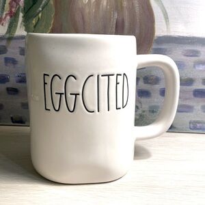 RAE DUNN EGGCITED MUG